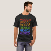 RegenboogMEXICO-shirten T-shirt (Voorkant volledig)