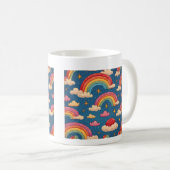 Regenboogmok Koffiemok (Voorkant rechts)