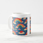 Regenboogmok Koffiemok (Voorkant links)