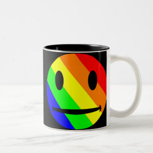 RegenboogMok Tweekleurige Koffiemok
