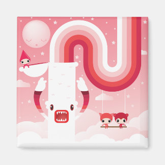 regenboogmonster magneet