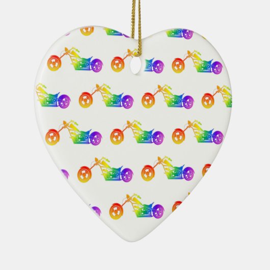 Regenboogmortocyclus Keramisch Ornament (Rechts)