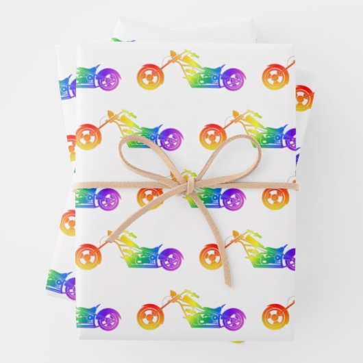 Regenboogmotor Inpakpapier Vel (In situ)