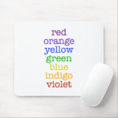 regenboogmousepad muismat (Met muis)