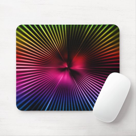 regenboogmousepad muismat (Met muis)