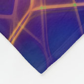 Regenboogmozaïek — Glas in lood Kijk Fleece Deken (Hoek)