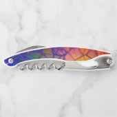 Regenboogmozaïek — Glas in lood Kijk Kurkentrekker (Achterkant)