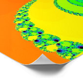 Regenboogmozaïek Poster (Hoek)