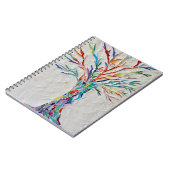 Regenboogmozaïekboom Notitieboek (Linkerzijde)