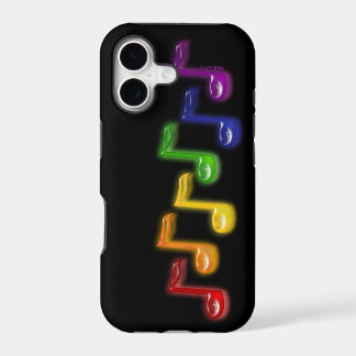 RegenboogMuzieknoten iPhone 5 Hoesje