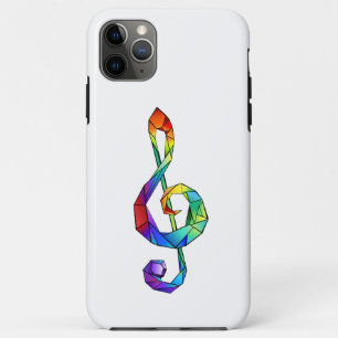 Regenboogmuzikale sleutelschroefdraad Case-Mate iPhone case