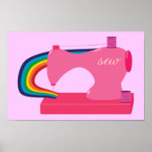 Regenboognaaimachine Poster (Voorkant)