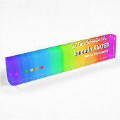 Regenboognaamlabel Naambordje