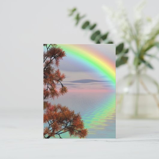 RegenboogNatuur Briefkaart (Staand voorkant)