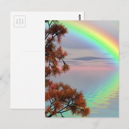 RegenboogNatuur Briefkaart (Voorkant / Achterkant)
