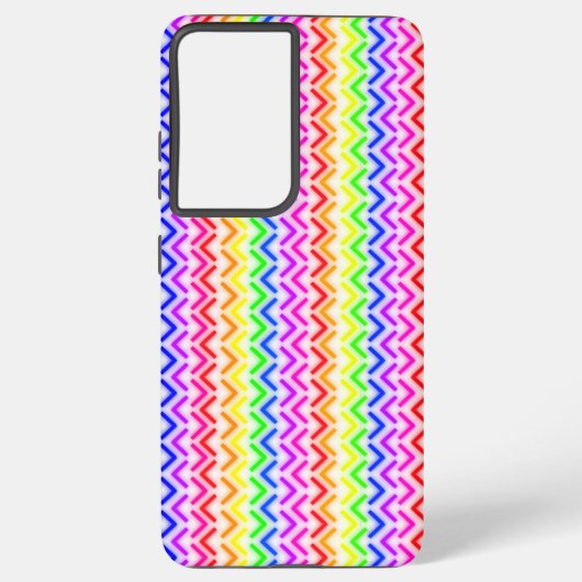 Regenboogneonpijlen Samsung Galaxy Hoesje (Achterkant)