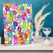 regenboogneushoorns fotoplaat (Zijkant)