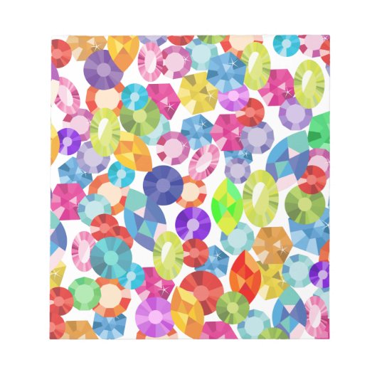 regenboogneushoorns notitieblok (Voorkant)