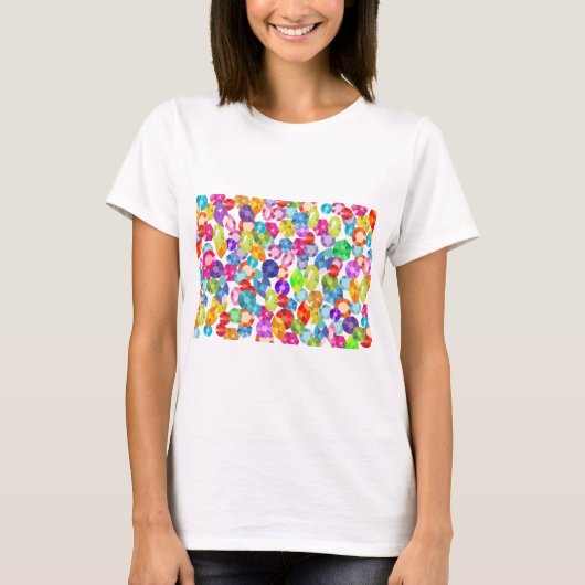 regenboogneushoorns t-shirt (Voorkant)