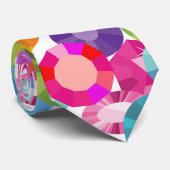 regenboogneushoornvliezen dragen mannen stropdas (Opgerold)