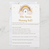 Regenboogneutraal goud dat mama het beste spel ken (Voorkant / Achterkant)