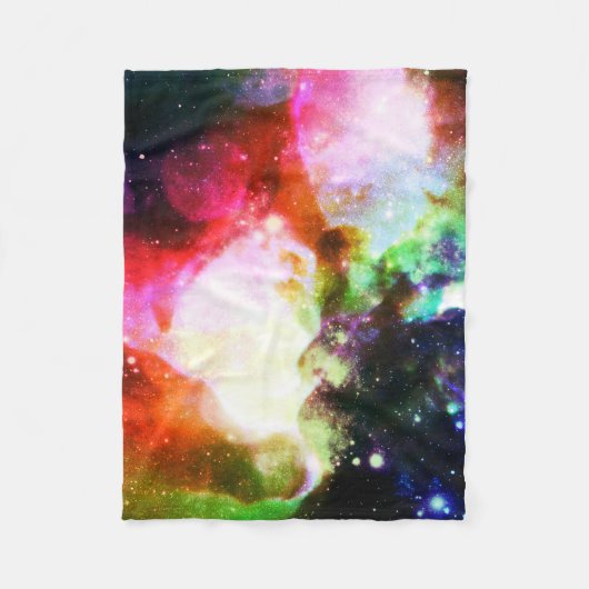 regenboognevelstelsel fleece deken (Voorkant)