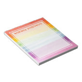 Regenboognotities Notitieblok (Schuin)
