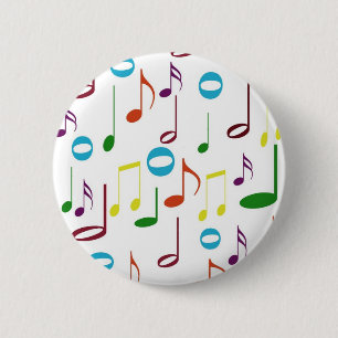 Regenboognotities Ronde Button