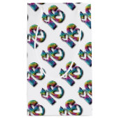 Regenboognummer zestien zoete 16 16e Jubileum Klein Cadeauzakje (Achterkant)