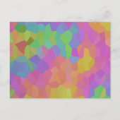 Regenboogolie Mozaïeken Briefkaart (Voorkant)