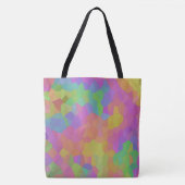 Regenboogolie Mozaïeken Tote Bag (Voorkant)