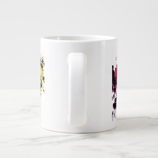 Regenboogolifant Grote Koffiekop (Achterkant)