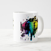 Regenboogolifant Grote Koffiekop (Voorkant rechts)