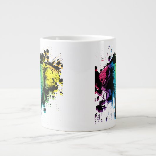 Regenboogolifant Grote Koffiekop (Voorkant)