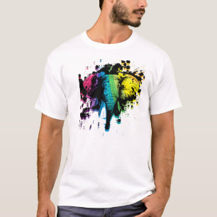 Regenboogolifant T-shirt