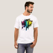 Regenboogolifant T-shirt (Voorkant volledig)