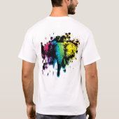 Regenboogolifant T-shirt (Achterkant)