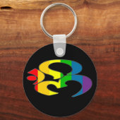 RegenboogOM Sleutelhanger (Voorkant)
