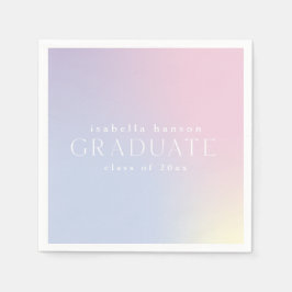 regenboogombre trendy afstuderen napkins servet