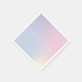 regenboogombre trendy afstuderen napkins servet (Hoek)