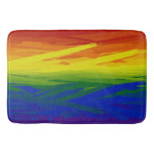 Regenboogontvlammen Badmat (Voorkant)