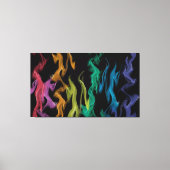 Regenboogontvlammen Canvas Afdruk (Voorkant)