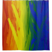 Regenboogontvlammen Douchegordijn (Voorkant)