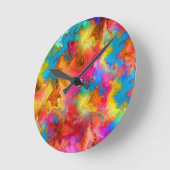 regenboogontwerp Acrylwand-kast Ronde Klok (Hoek)