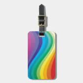Regenboogontwerp Bagagelabel (Voorkant verticaal)