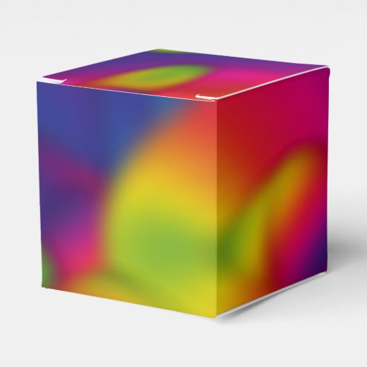 Regenboogontwerp Bedankdoosjes (Voorkant Zijde)