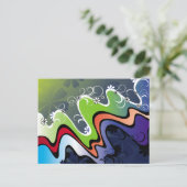 regenboogontwerp briefkaart (Staand voorkant)