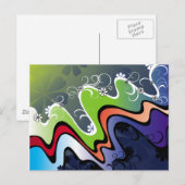 regenboogontwerp briefkaart (Voorkant / Achterkant)