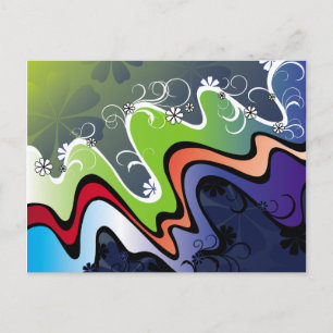 regenboogontwerp briefkaart