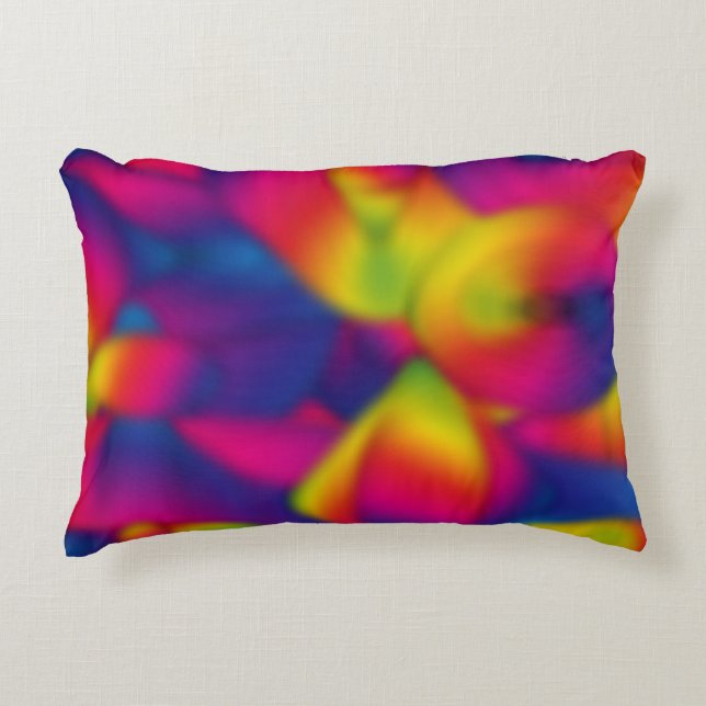 Regenboogontwerp Decoratief Kussen (Voorkant)